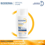 Bioderma XDefense Ultra-Fluid SPF50+ T02 - 40 ML (Sunscreen, UVA, UVB Protector, Anti aging Sunscreen)