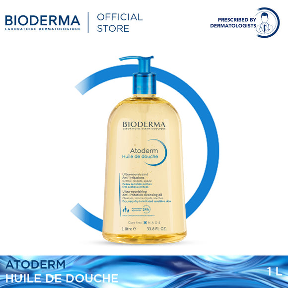 Bioderma Atoderm Hulie De Douche - 1L (Shower Oil, Body Wash, Body Shower)