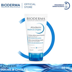 Bioderma Atoderm Mains & Ongles Hands Cream - 50 ML (Hands and nails cream, Hands Moisturizer)
