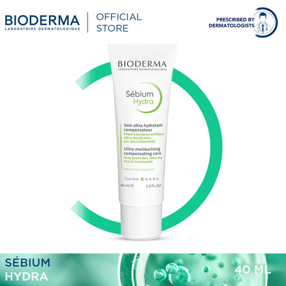 Bioderma Sebium Hydra - 40 ML (Moisturizer, Nourishing and Ultra-moisturizing Cream)