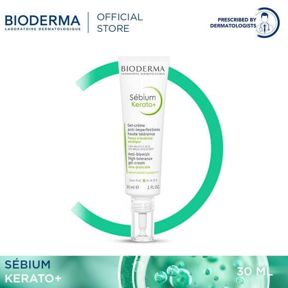 Bioderma Sebium Kerato+ - 30 ML (Moisturizer Cream, Pimples Balckheads Removing cream)