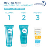 Bioderma ABCDerm Gel Moussant  - 200 ML (Baby Shower Gel, Baby Wash, Baby Shampoo)
