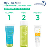 Bioderma Sebium Gel Moussant - 200 ML (Facial Cleanser, Facial Foam, Geltle Cleanser)