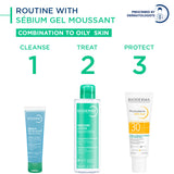 Bioderma Sebium Gel Moussant - 45 ML (Facial Cleanser, Facial Foam, Geltle Cleanser)