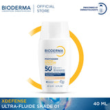 Bioderma XDefense Ultra-Fluid SPF50+ T01 - 40 ML (Sunscreen, UVA, UVB Protector, Anti aging Sunscreen)