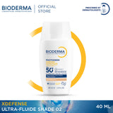 Bioderma XDefense Ultra-Fluid SPF50+ T02 - 40 ML (Sunscreen, UVA, UVB Protector, Anti aging Sunscreen)