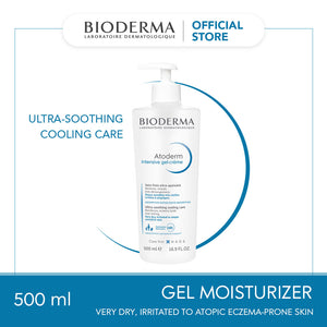 Bioderma Atoderm Intensive Gel-creme Ultra-fresh and Ultra-light Anti-itching Gel Cream (Very Dry, Irritated to Atopic Sensitive Skin) - 500 ML