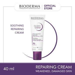 Bioderma Cicabio Crème Wound Healing, Reparing, Soothing Cream (Irritated Damaged Skin/ Non-oozing Lesions) - 40 ML