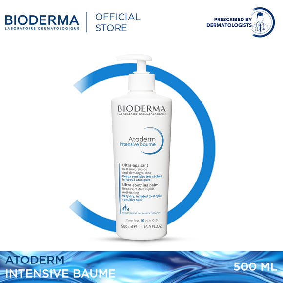 Bioderma Atoderm Intensive Baume - 500 ML (Moisturizer Lotion, Skin Repairing cream)