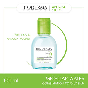 Bioderma Sebium H2O Purifying Micellar Water (Facial Non-Rinse Cleanser for Oily, Acne-Prone Skin) - 100 ML