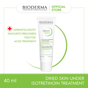 Bioderma Sebium Hydra Nourishing and Ultra-moisturizing Compensating Care for Ultra-drying Acne Treatments - 40 ML