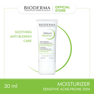 BIODERMA SEBIUM SENSITIVE - 30ML  (Bioderma Sebium Acne Moisturizer Cream)