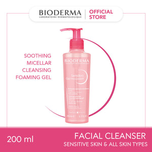 Bioderma Sensibio Gel Moussant Gentle Soothing Micellar Foaming Gel Cleanser (Sensitive Skin) - 200 ML