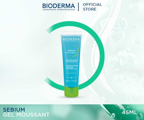 Bioderma Sebium Oily Foaming Gel Cleanser (Combination to Oily Skin)- 45 ML