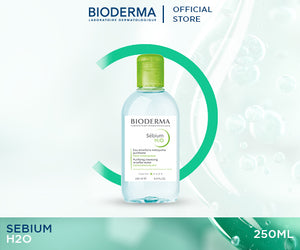 Bioderma Sebium H2O Purifying Micellar Water (Facial Non-Rinse Cleanser for Oily, Acne-Prone Skin) - 250 ML