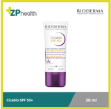 Bioderma Cicabio SPF 50+ Wound Healing, Reparing, Soothing Cream (Weakened Sensitive Skin Exposed to Sun/ Non-oozing Lesions) - 30 ML